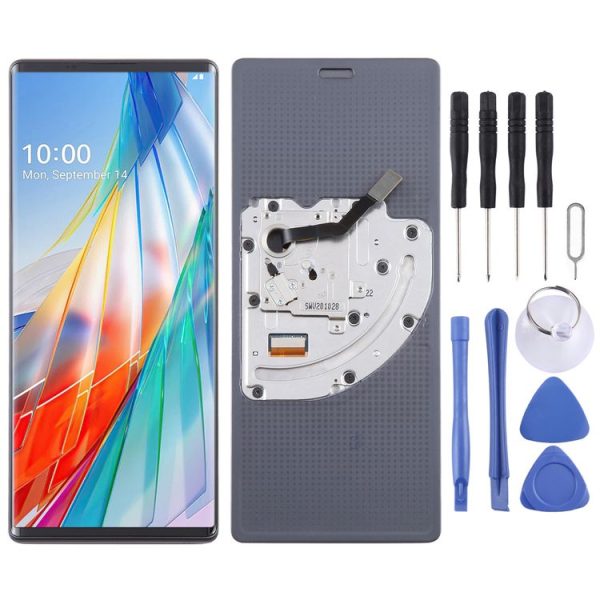 LG Wing 5G Original LCD Screen With Digitizer Full Assembly with Frame