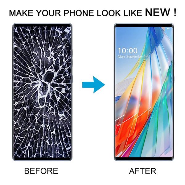LG Wing 5G Original LCD Screen With Digitizer Full Assembly with Frame - Image 6