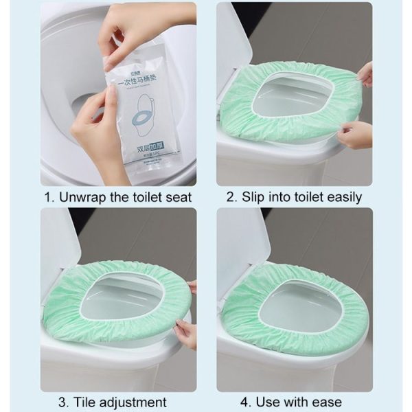 Linda Mommy Disposable Toilet Mat 5 Piece Bag 39cmx45cm - Image 7