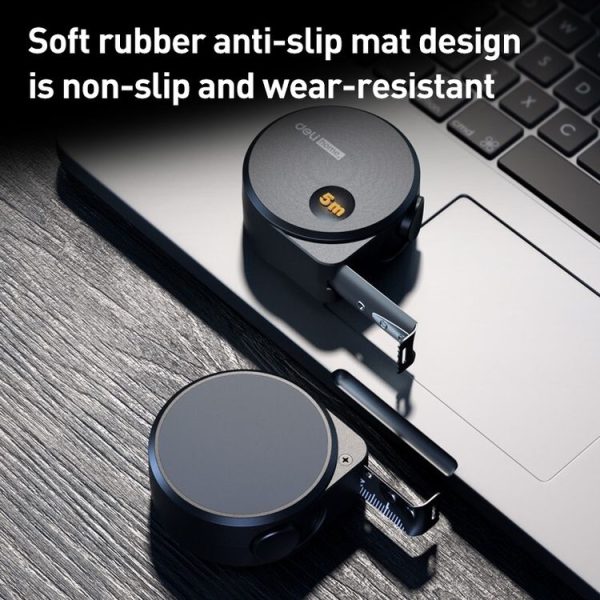 Deli HT8519 5mx19mm High-precision Household Steel Measure Thickened Measuring Tape 1pc - Image 5