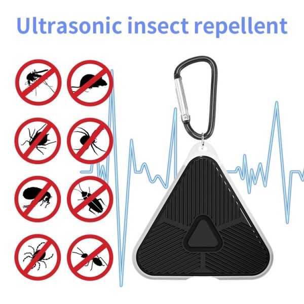 709 Outdoor Camping Ultrasonic Portable Mosquito Repeller (Black) - Image 3