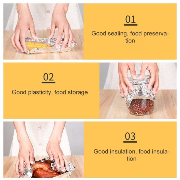 Thickened BBQ Tin Foil Baking Aluminum Foil 30cmx5m - Image 3