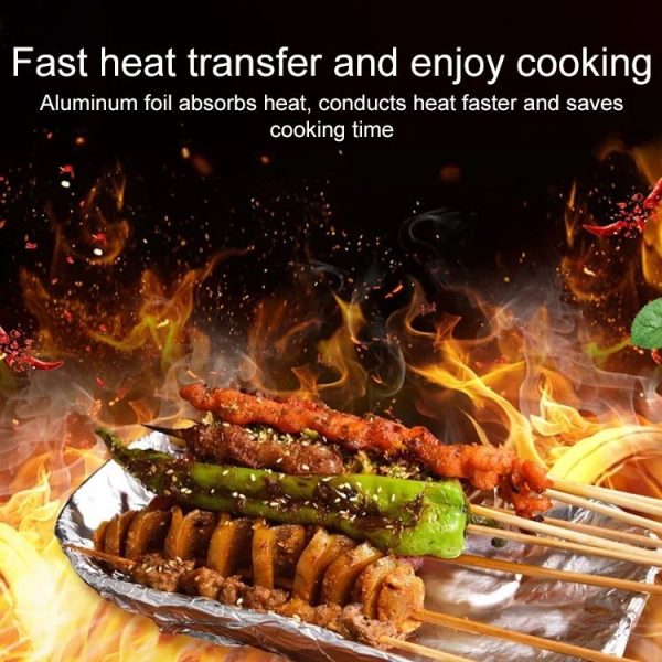 Thickened BBQ Tin Foil Baking Aluminum Foil 30cmx5m - Image 6