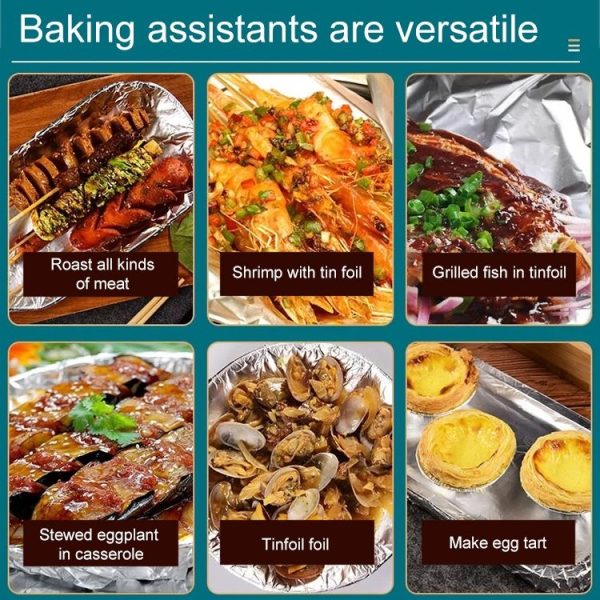 Thickened BBQ Tin Foil Baking Aluminum Foil 30cmx5m - Image 8