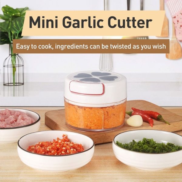 Household Multi-function Kitchen Garlic Device Manual Pull Pounding Garlic (Random Color Delivery) - Image 6