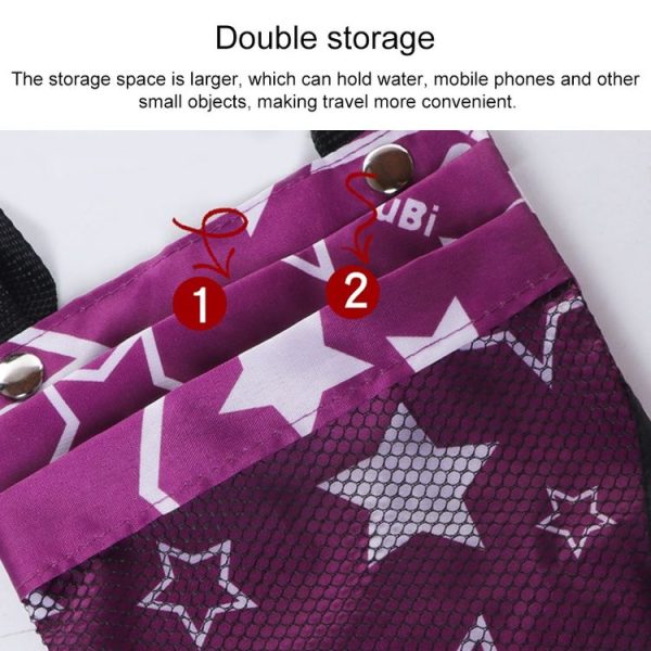 10 PCS Bicycle Phone Bag Hanging Basket Storage Bag Front Head Bag (Black Red) - Image 4
