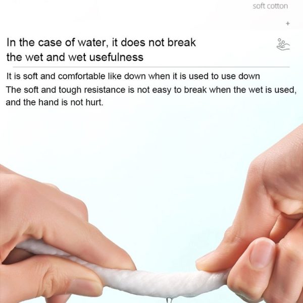 Disposable Facial Towels Thickened Pearl Pattern Wet Dry Dual Use, Specification: 60pcs / Pack - Image 3