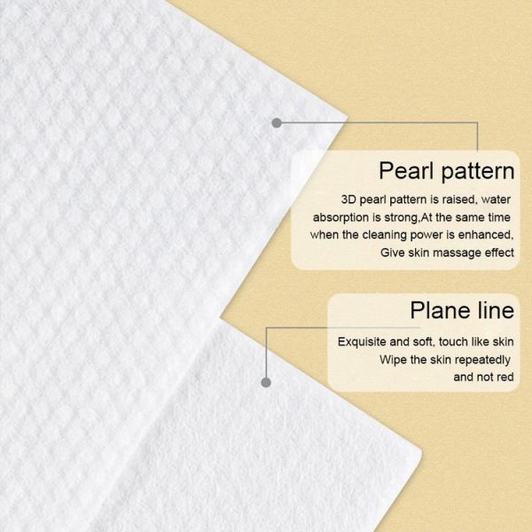 Baby Cotton Soft Towel Wet & Dry Dual Use Disposable Face Towel, Specification: 100pcs / Pack - Image 2
