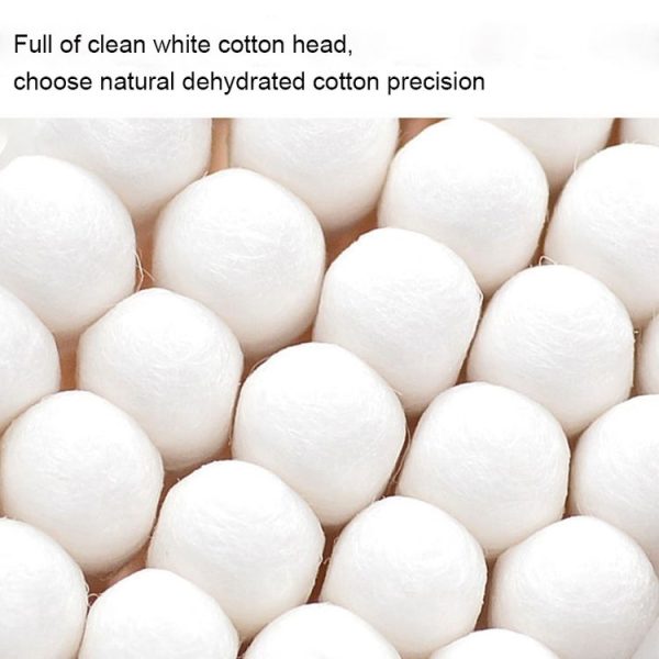Dual Head Bamboo Stick Cotton Swabs Disposable Cosmetic Cotton Swabs, Specification: 200pcs / Box - Image 4