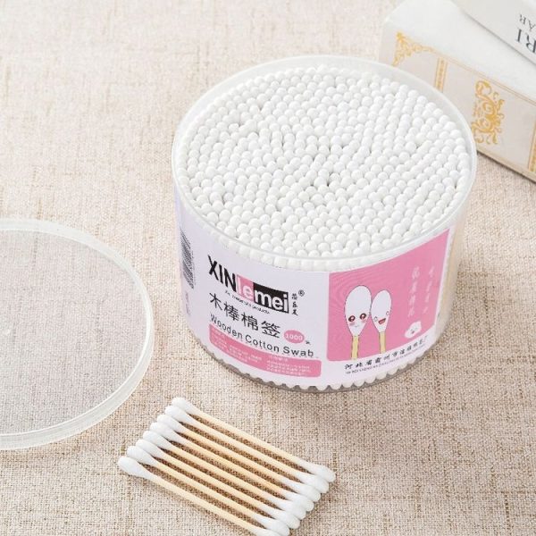 Dual Head Bamboo Stick Cotton Swabs Disposable Cosmetic Cotton Swabs, Specification: 200pcs / Box - Image 5