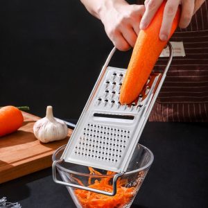 Kitchen Stainless Steel Vegetables Cutter Potato Grater (5# Curved)