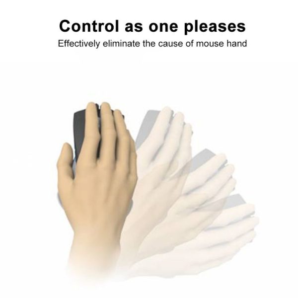 Silicone Wrist Support Mouse Pad Mobile Palm Rest Office Hand Rest, Spec: Black Left Hand - Image 3