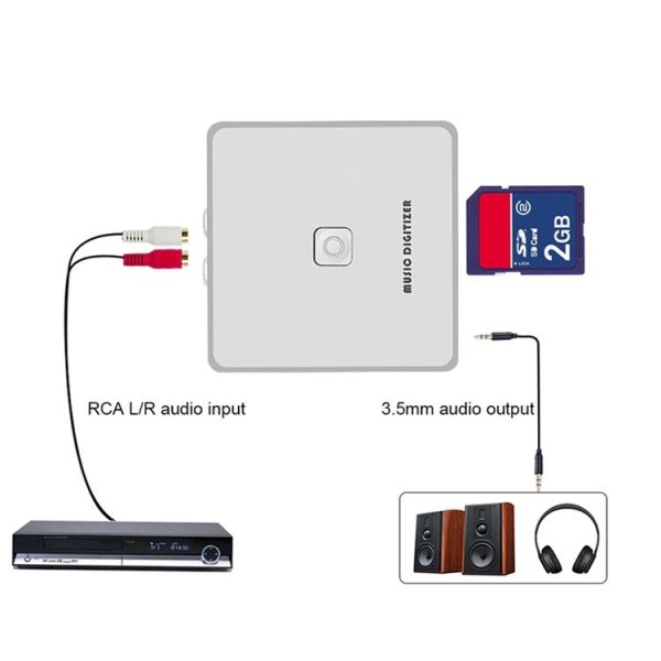 Ezcap 241 Audio Recorder Cassette CD to MP3 Converter Digital to Analog Converter - Image 2