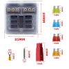 CP-4040 6 Way Fuse Block with 12pcs Fuses and 12pcs Terminals - Image 5