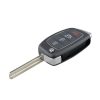 4-button Folding Car Key Shell with Metal Edge Solaris ix35 ix4 Santa For Hyundai Sonata 2014-2017 / Tucson 2016-2019 / Santa Fe 2013-2016 - Image 4