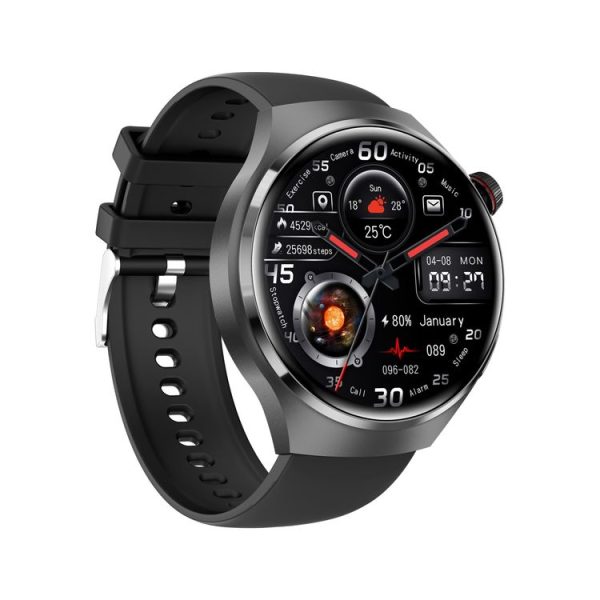 GT4 Smart Bracelet 1.53 inch Smart Watch, Support Bluetooth Call / NFC / Heart Rate (Black) - Image 2