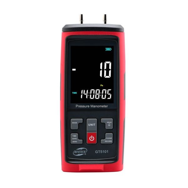BENETECH GT5101 LCD Display Differential Pressure Meter, Specification: 1KPa