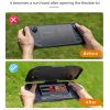 Steam Deck Hifylux 3 in 1 Gaming Console Protector Guard Monitor Cover Sun Hood Kickstand Holder Mount (Black) - Image 7