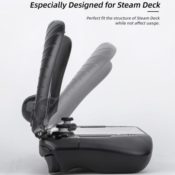 Steam Deck Hifylux 3 in 1 Gaming Console Protector Guard Monitor Cover Sun Hood Kickstand Holder Mount (Black) - Image 8