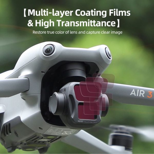 DJI Air 3 Sunnylife Camera Lens Filter, Filter: MRC UV - Image 7