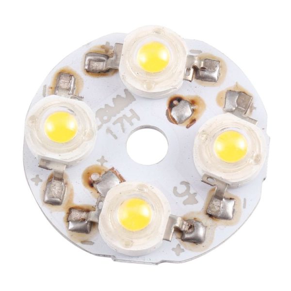 4W 4 LEDs Module Lamp Ceiling Lighting Source 28mm, DC12V (Warm White Light) - Image 2