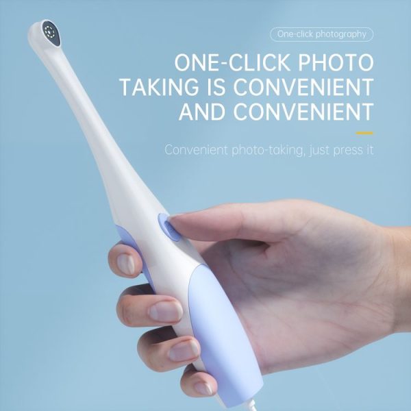 AN109 8LEDs 3.0MP 2 in 1 Visible Oral Endoscope (Purple) - Image 5