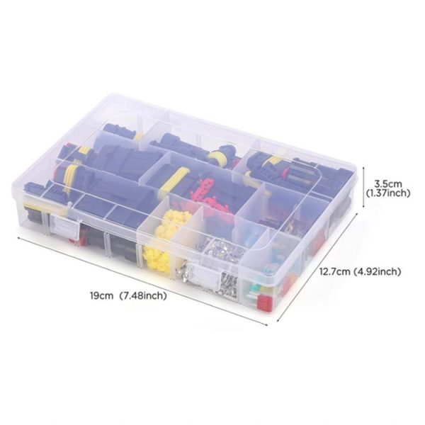 240pcs Car Waterproof Connector Set with Fuse Blade - Image 2