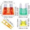 140pcs / Set Car Fuse Set Portable Standard & Mini Fuses - Image 2