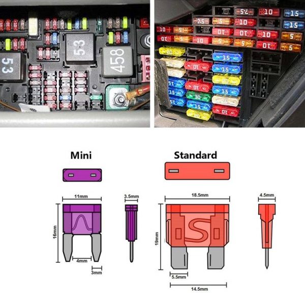 140pcs / Set Car Fuse Set Portable Standard & Mini Fuses - Image 4