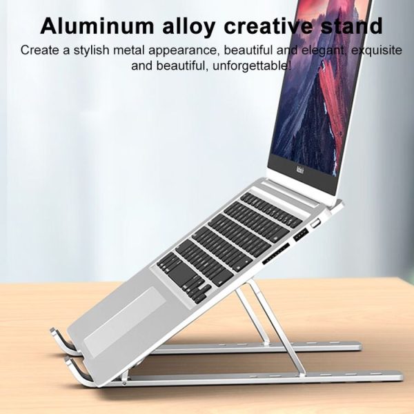 Lenovo Thinkplus Desktop Laptop Folding Holder CT10 (Silver) - Image 5