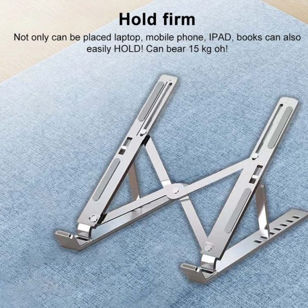Lenovo Thinkplus Desktop Laptop Folding Holder CT10 (Silver) - Image 6