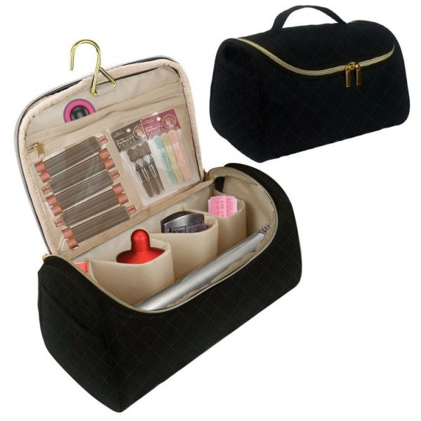 Hanging Portable Stand Accessories Storage Bag for Dyson (Black)