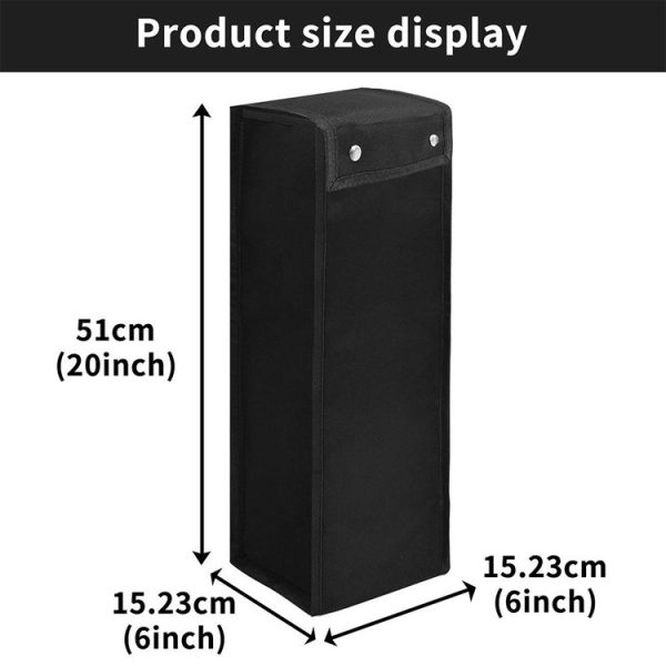 Hardware Tools Barbecue Utensils Oxford Cloth Folding Storage Bag (Black) - Image 2