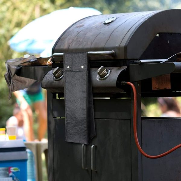 Hardware Tools Barbecue Utensils Oxford Cloth Folding Storage Bag (Black) - Image 7