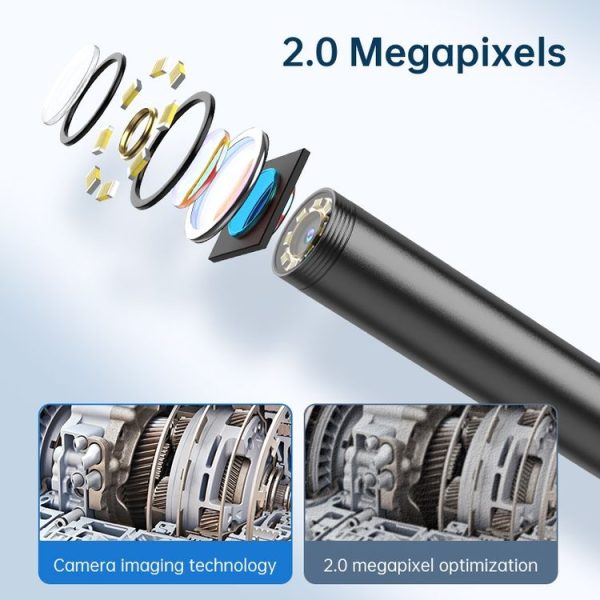 YP105 8mm Lenses 2MP HD Industry Endoscope Support Mobile Phone Direct Connection, Length: 5m - Image 4