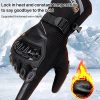 1-Pair MOTOLSG Motorcycle Riding Waterproof Winter Warm Gloves, Size: M (Black Red) - Image 5