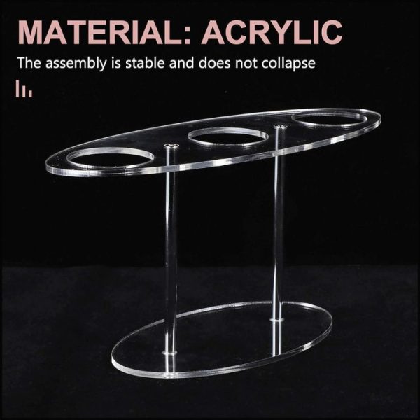 YX035 Acrylic Ice Cream Cone Rack Ice Cream Display Stand (Transparent) - Image 4