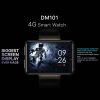 DM101 2.41 inch IPS Full Screen Smart Sport Watch, Support Independent Card Insertion / Multiple Sports Modes / Heart Rate Monitoring / Step Counting, Memory: RAM 1GB+ROM 16GB (Silver) - Image 10