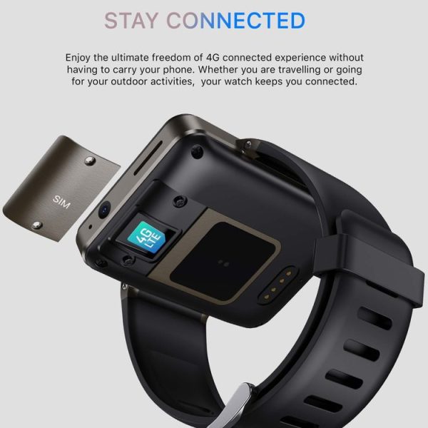 DM101 2.41 inch IPS Full Screen Smart Sport Watch, Support Independent Card Insertion / Multiple Sports Modes / Heart Rate Monitoring / Step Counting, Memory: RAM 1GB+ROM 16GB (Silver) - Image 14
