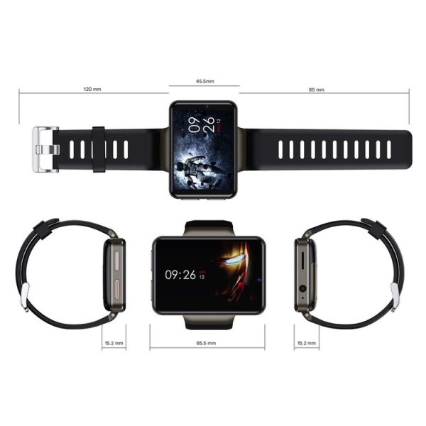 DM101 2.41 inch IPS Full Screen Smart Sport Watch, Support Independent Card Insertion / Multiple Sports Modes / Heart Rate Monitoring / Step Counting, Memory: RAM 1GB+ROM 16GB (Silver) - Image 23