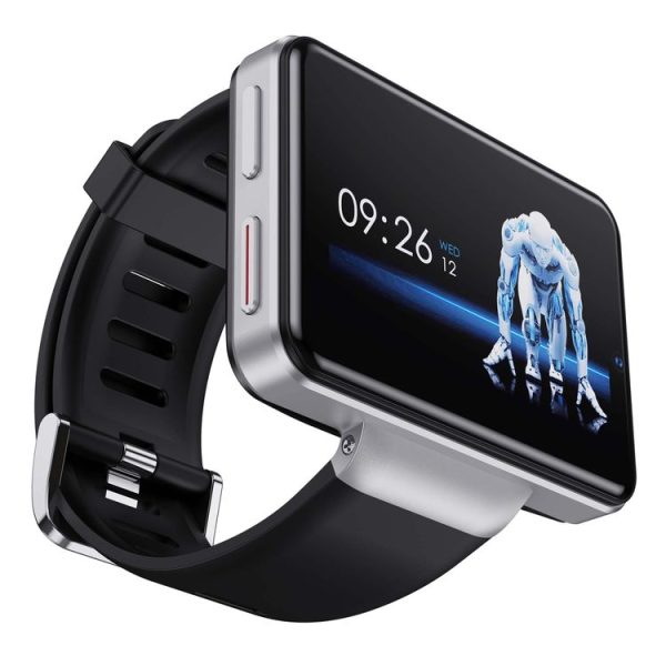 DM101 2.41 inch IPS Full Screen Smart Sport Watch, Support Independent Card Insertion / Multiple Sports Modes / Heart Rate Monitoring / Step Counting, Memory: RAM 1GB+ROM 16GB (Silver) - Image 3