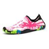 Printed Pattern Non-slip Rubber Thick Bottom Beach Shoes Swimming Shoes Diving Socks for Ladies, A Pair, Size: 35 (Lightning Pink) - Image 2