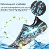 Printed Pattern Non-slip Rubber Thick Bottom Beach Shoes Swimming Shoes Diving Socks for Ladies, A Pair, Size: 35 (Lightning Pink) - Image 4