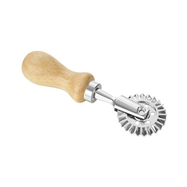 Zinc Alloy Biscuit Mold Cake Mould Baking Kitchen Tools, Style: Short Handle Wheel - Image 2