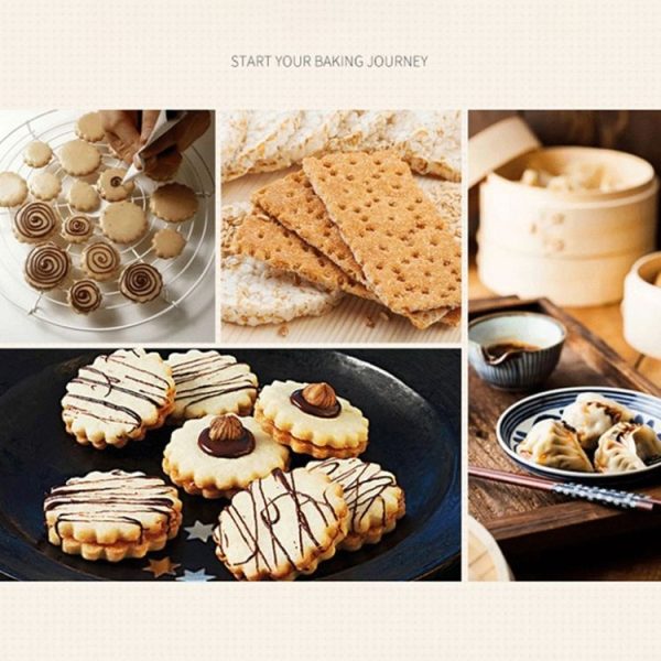 Zinc Alloy Biscuit Mold Cake Mould Baking Kitchen Tools, Style: Short Handle Wheel - Image 7