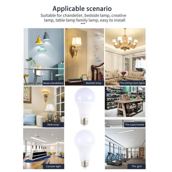 E27 15W 1200LM LED Energy-Saving Bulb AC85-265V (White Light) - Image 8