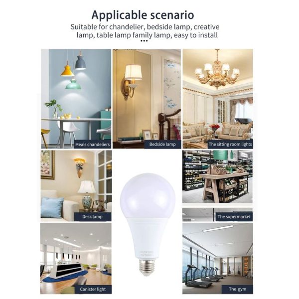 E27 25W 1600LM LED Energy-Saving Bulb AC85-265V (White Light) - Image 8