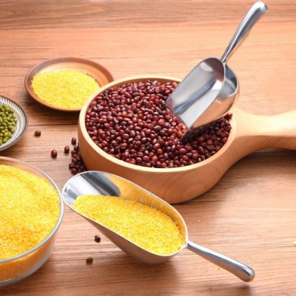 2 PCS Stainless Steel Multifunctional Shovel Aluminum Alloy Ice Shovel Food Tea Shovel Tea Spoon, Size: M - Image 10