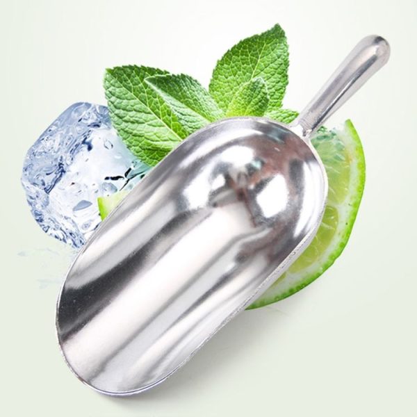 2 PCS Stainless Steel Multifunctional Shovel Aluminum Alloy Ice Shovel Food Tea Shovel Tea Spoon, Size: M - Image 8