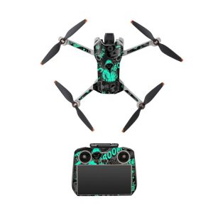 DJI Mini 4 Pro / RC 2 Drone Body Remote Control Protective Sticker (Green Hat Man)